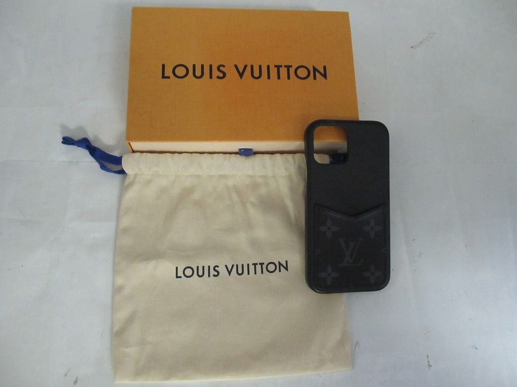 BGJ1★ルイ・ヴィトン/Louis Vuitton モノグラム スマホケース iPhone 12ProMax対応 袋・箱付き BC3271 M80331