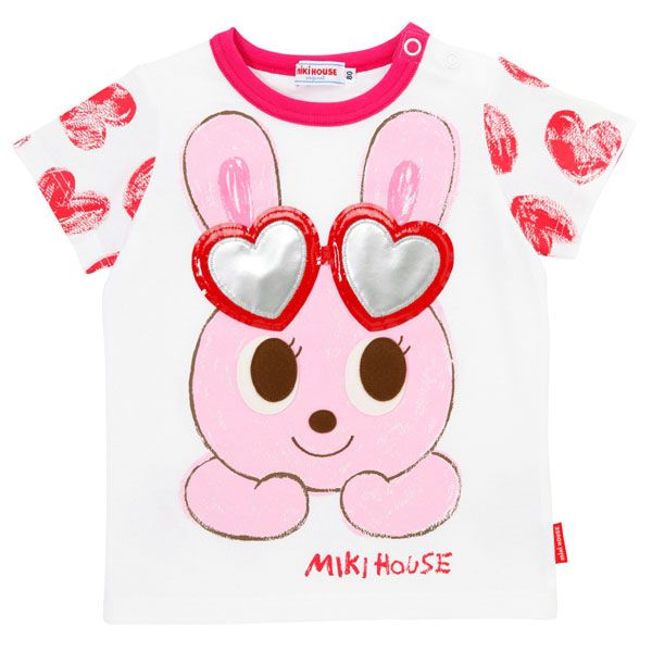 新品未使用　ミキハウス　うさこ半袖Tシャツ　 サングラス ○40％OFFセール○ミキハウス mikihouse プッチー うさこ