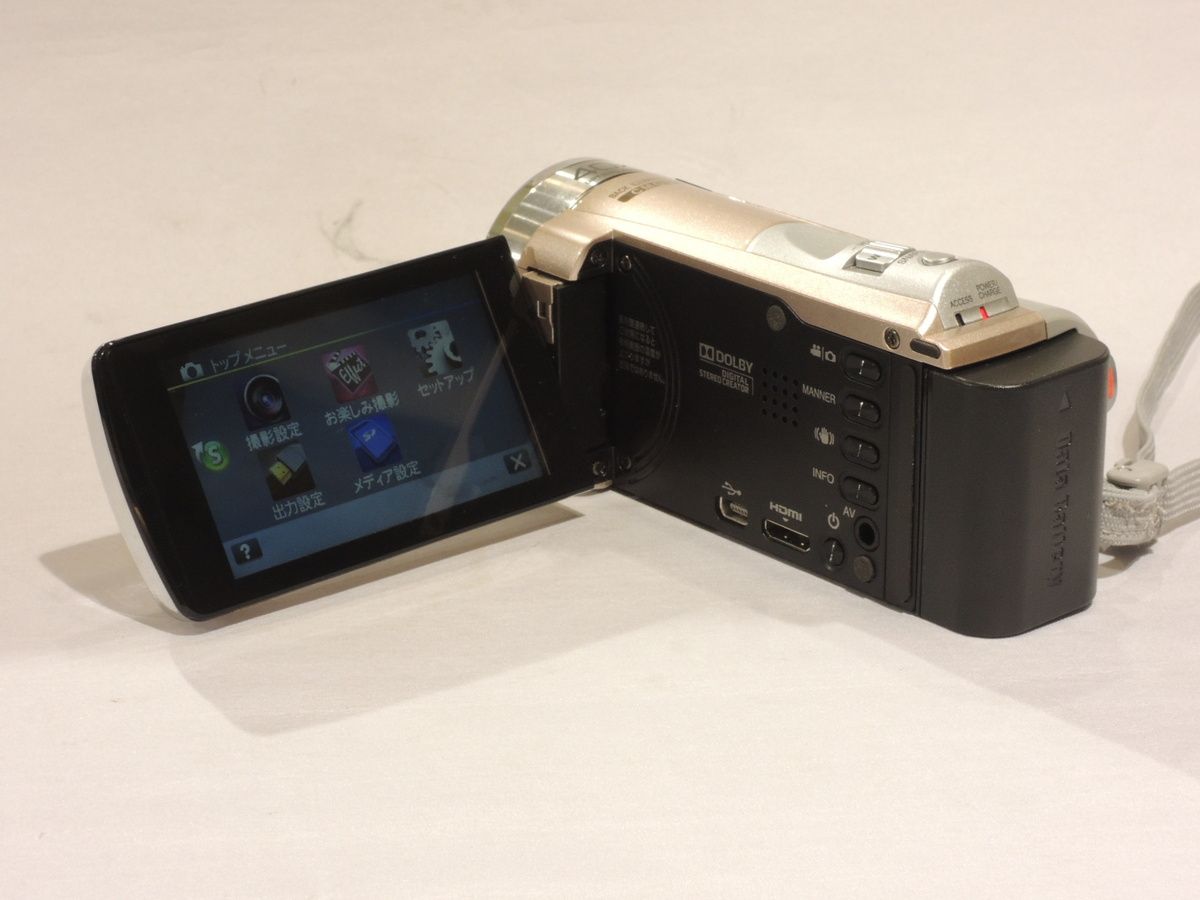 中古】 【良品】 ビクター GZ-E600 Amazon | Everio GZ-E60-W ホワイト  