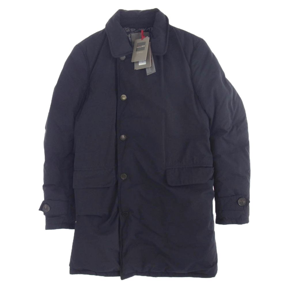 DUVETICA デュベティカ TERAMBO ダウン ステンカラー コート ダウンコート ネイビー系 S【中古】