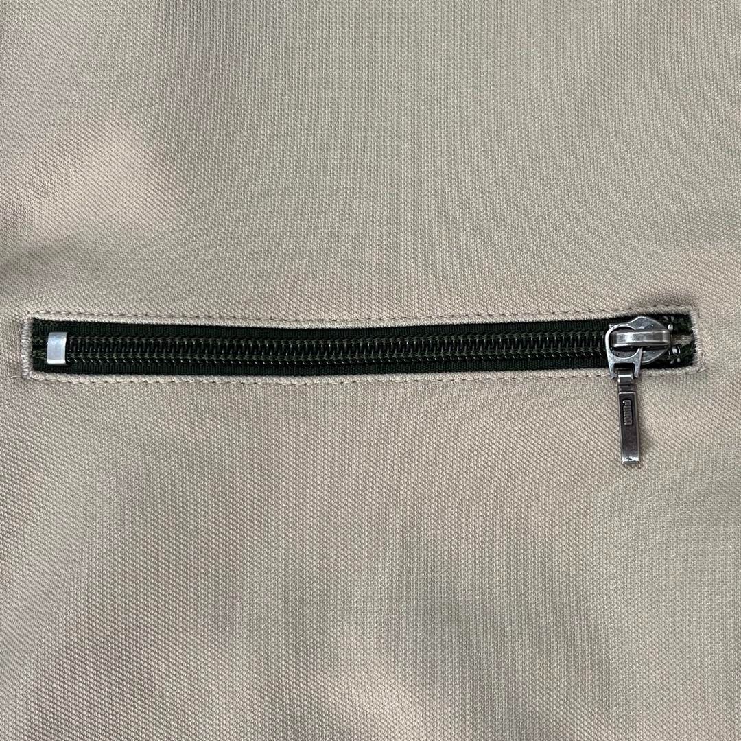 7402 PUMA トラックジャケット ハイネック カーキ/ベージュ XL 7402 PUMA トラックジャケット ハイネック カーキ/ベージュ XL