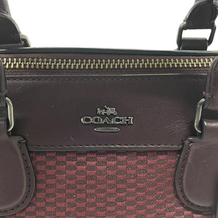 コーチ COACH ミニベネット サッチェル レザー キャンバス F57242 