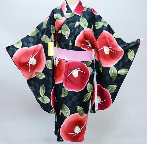 二尺袖着物 単品 仕立て上がり bonheur saisons ボヌールセゾン 着物丈 