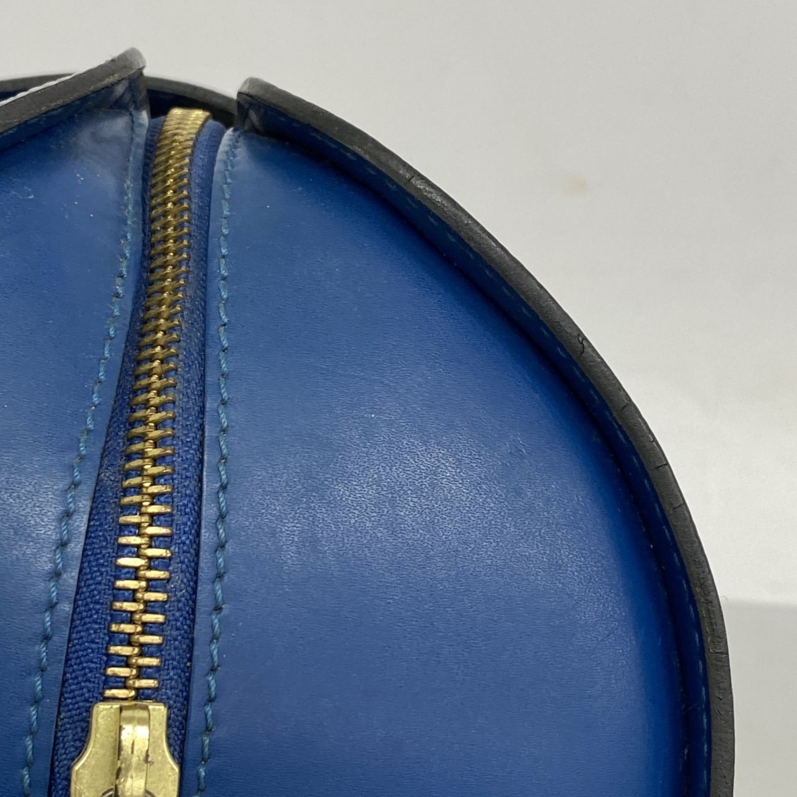 美品ルイヴィトン LOUIS VUITTON エピ スフロ ハンドバッグ 青