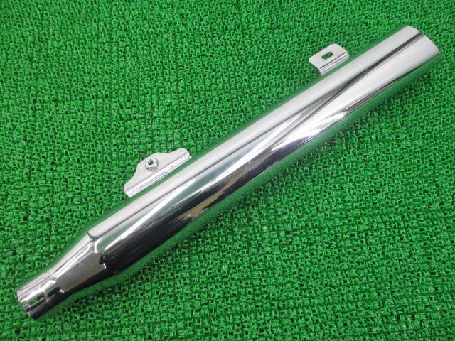 ツーリング サイレンサーマフラー 左 社外 中古 バイク 部品 コケキズ無し スラッシュカット スリップオン 修復素材に XL1200R XL883 FLHX 52 ツーリング サイレンサーマフラー 左 社外 中古 バイク 部品 コケキズ