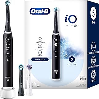 ブラウン 電動歯ブラシ オーラルB iO6S トラベルケースセット 替えブラシ3本 iOM6.3V6.2K BK ブラックラバ .co.jp