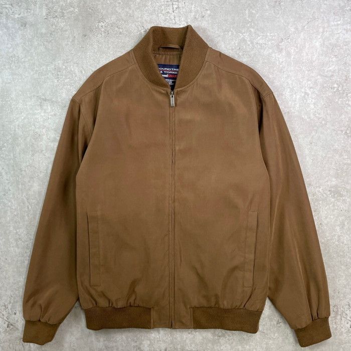 ROUNDTREE - YORKE フェイクスエード ブルゾンジャケット メンズL相当