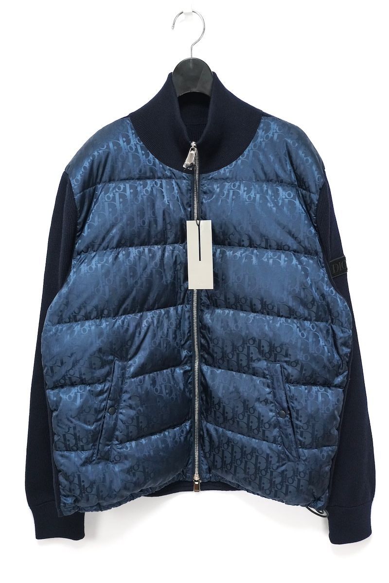 DIOR ディオール Oblique knit Puffer Jacket オブリークダウン切替 