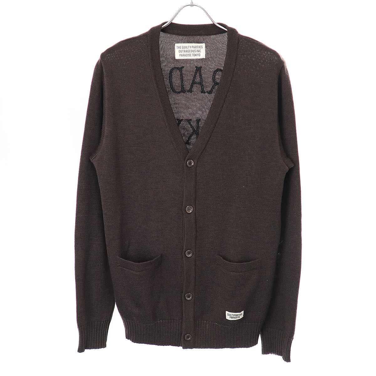 WACKO MARIA ワコマリア 16SS CLASSIC CARDIGAN チェーンステッチ 