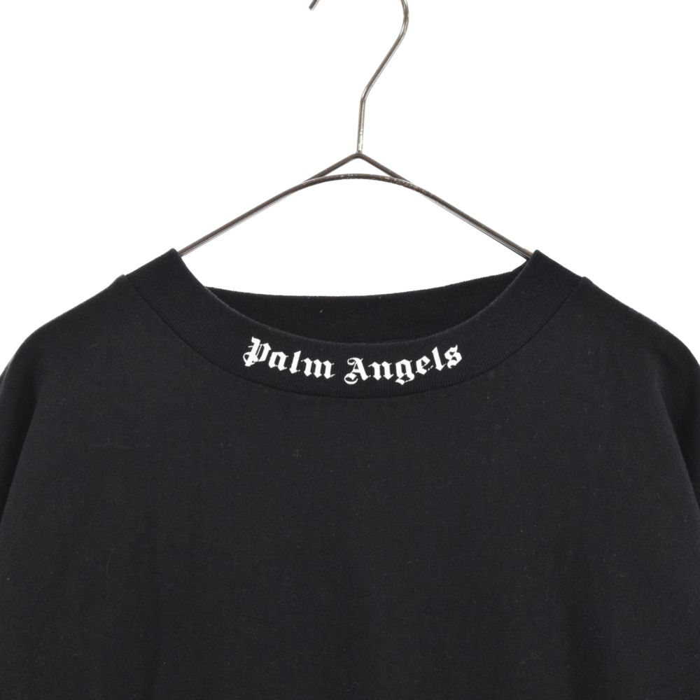 Palm Angels (パームエンジェルス) CLASSIC LOGO OVER LONG TEE クラシック ロゴ ロングスリーブカットソー  オーバーサイズ長袖Tシャツ ブラック PMAB001R21JER001 - メルカリ