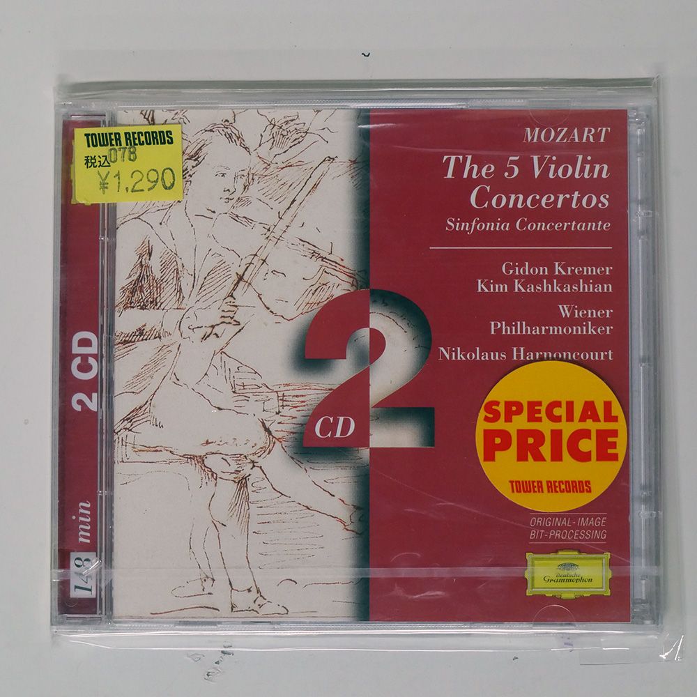 未開封　LEON FLEISHER 完全アルバムコレクション 未開封 輸入盤 GIDON KREMER/MOZART: THE 5 VIOLIN CONCERTOS/DG