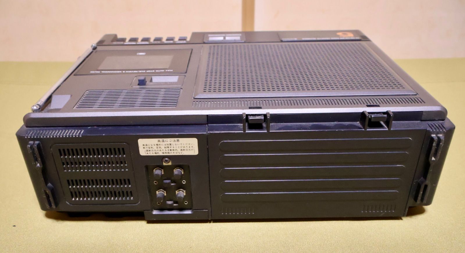 日立K-59TV ラジオカセット 日立 HITACHI テレビ付きラジカセ K-59 通電OK 砂嵐表示可 カセット