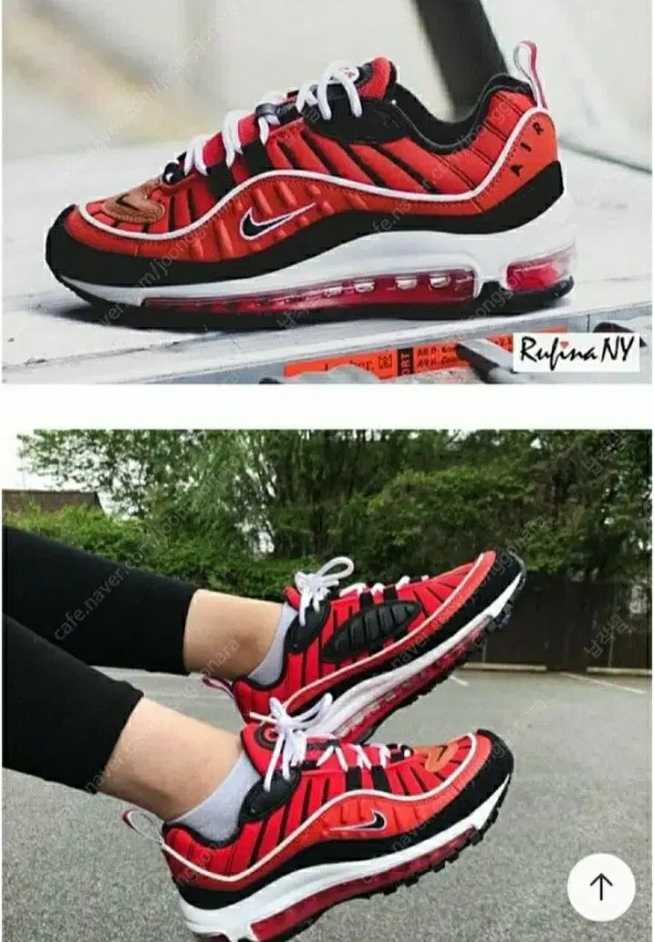NIKE AIR マックス 98 ハバネロレッド モデル オリジナル サイズ 280