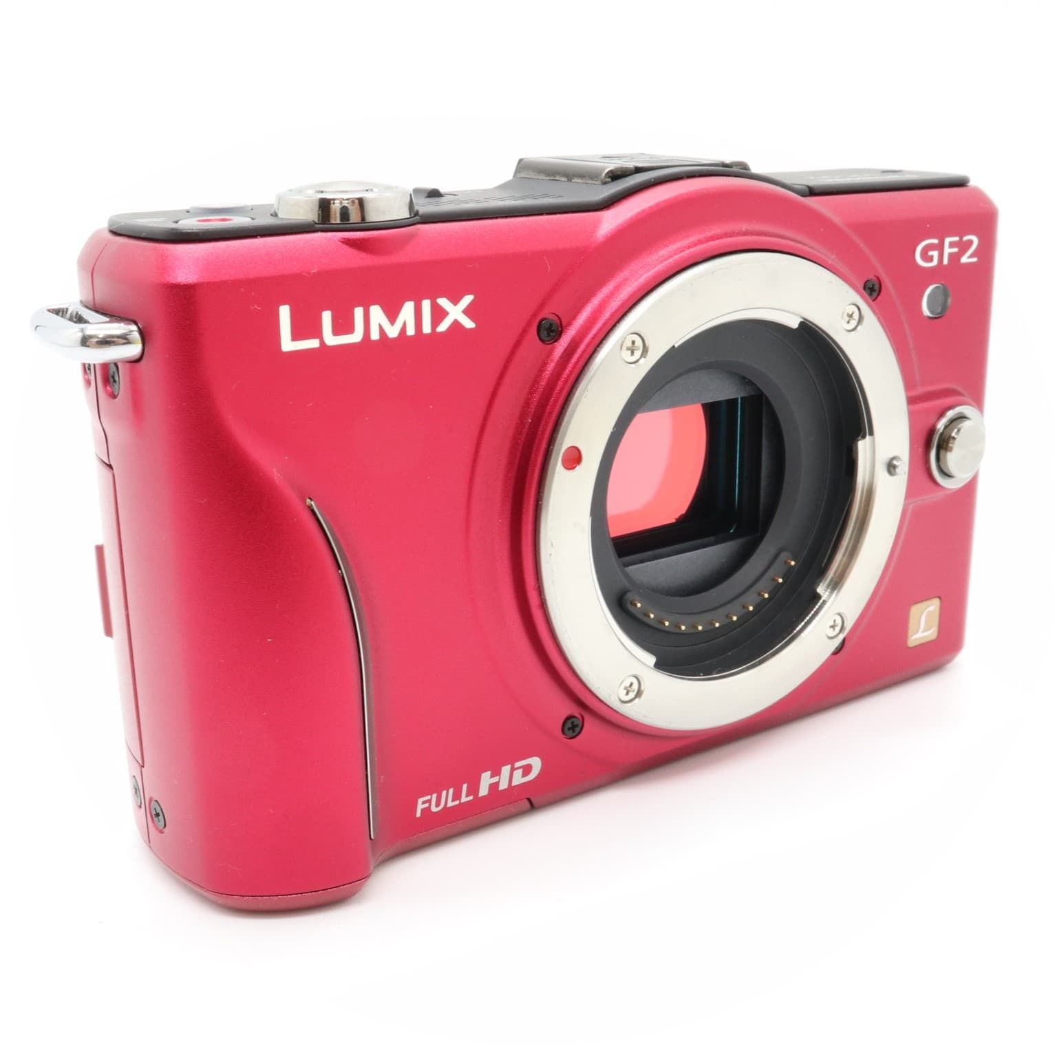 美品》 ミラーレス一眼 Panasonic LUMIX DMC-GF2 ボディ レッド 美品》 ミラーレス一眼 Panasonic LUMIX DMC-GF2 ボディ レッド