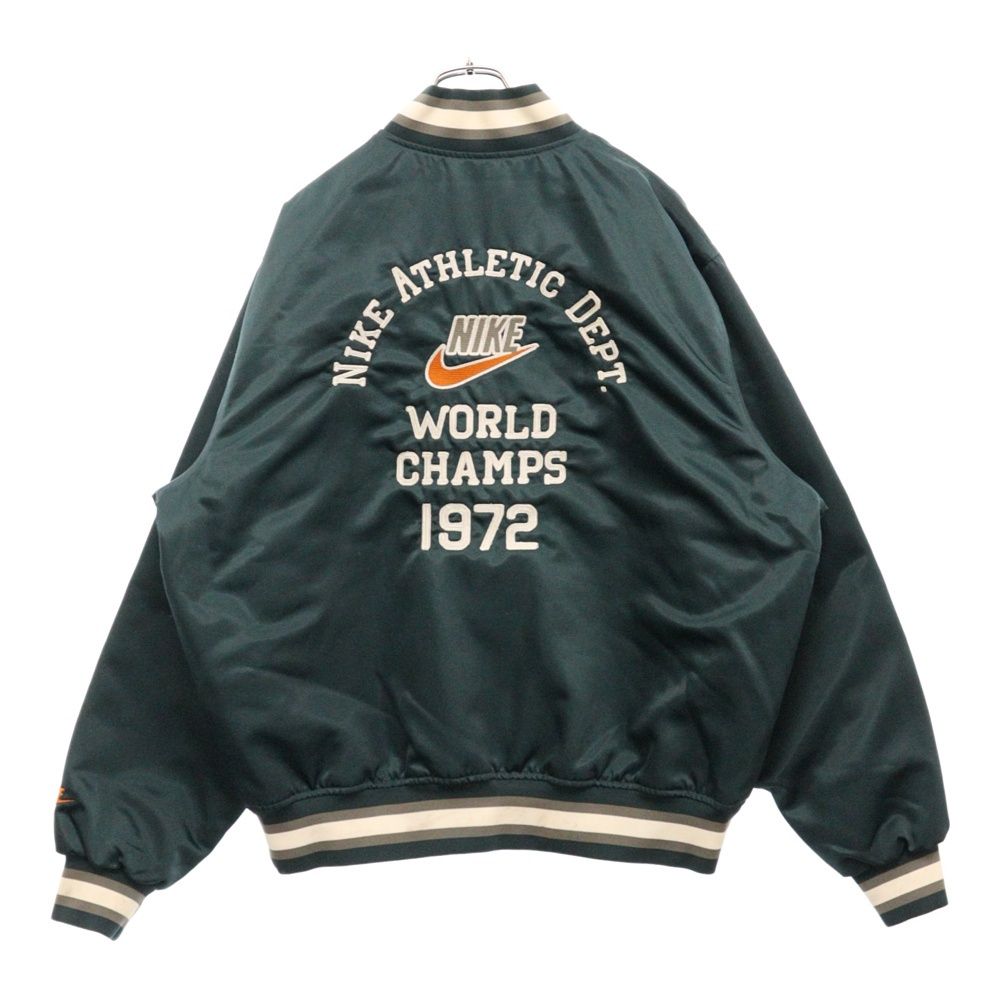 NIKE (ナイキ) M SATIN JKT NCPS ロゴ刺繍サテンジャケット