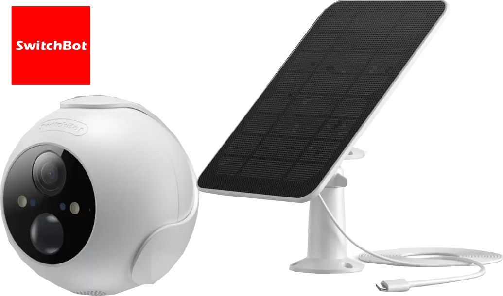 SwitchBot ソーラー屋外用防犯カメラセット - エコで節約な防犯