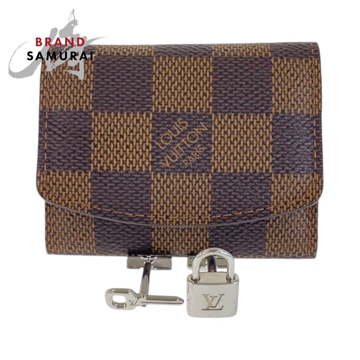 美品】ルイヴィトン ダミエ LV ブトン ドゥ マンシェット カフス 楽天