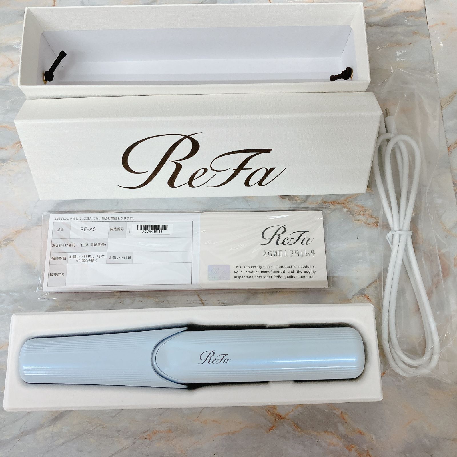 ReFa リファ FINGER IRON ST フィンガー アイロン ST コードレス アイロン 01-0215