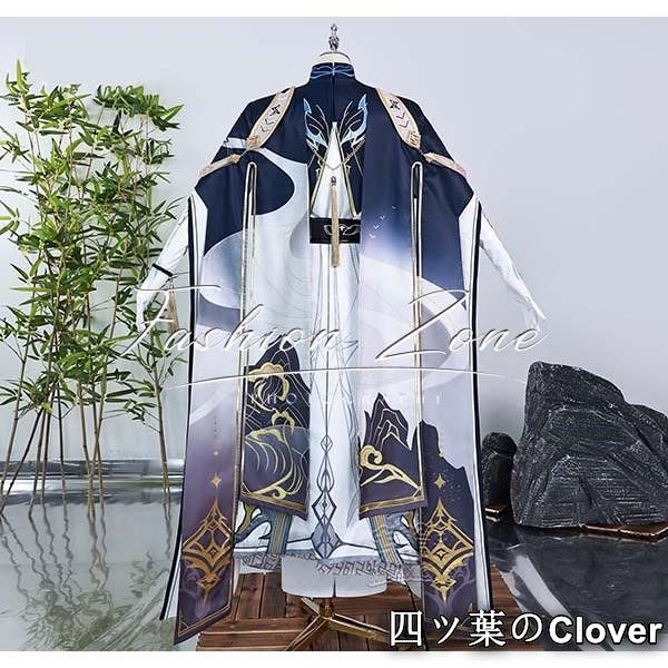 恋と深空　レイ　コスプレ衣装　九黎の司命　ウィッグ付き 初獣猫 恋と深空 コスプレ 流雲の帰る山 レイ・九黎の司命 衣装