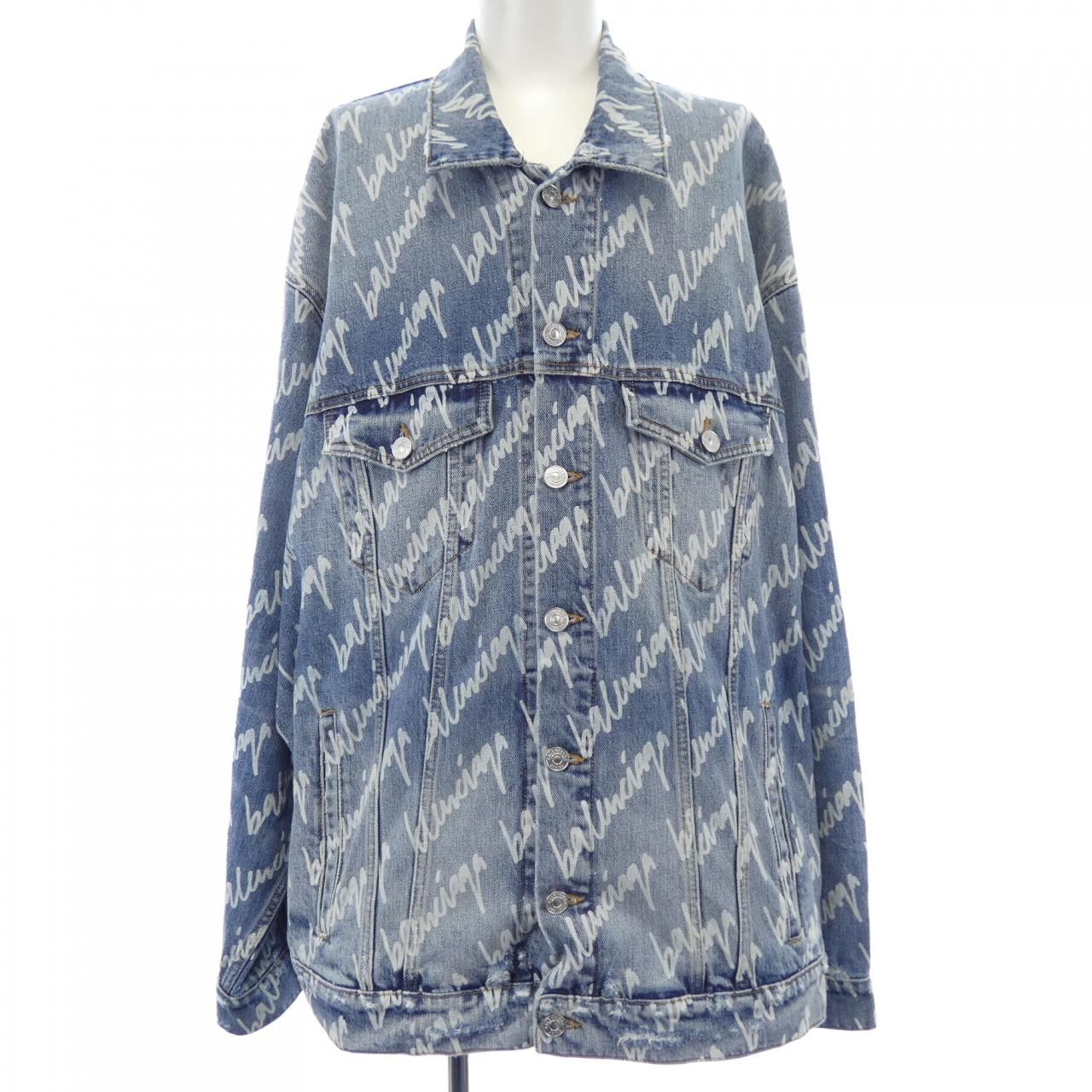 BALENCIAGA バレンシアガ デニムジャケット 中古・古着通販】BALENCIAGA (バレンシアガ) Balenciaga Large