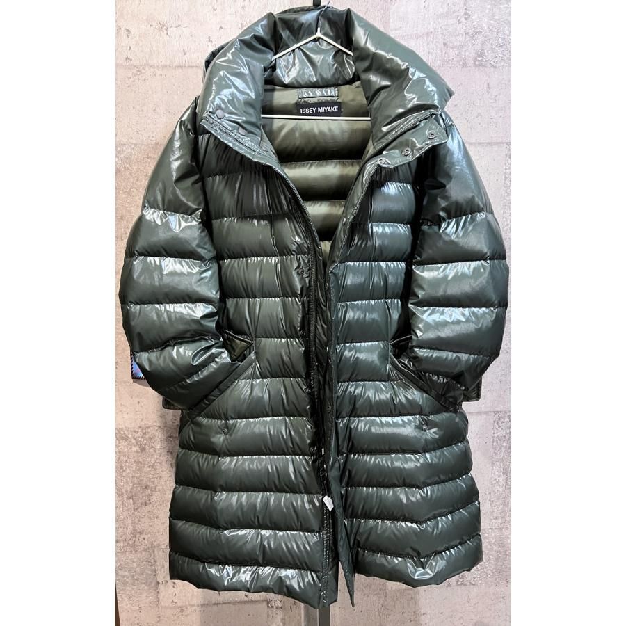 ミヤケダウンコート イッセイミヤケ 01AW ポリエステル ロング ダウン  