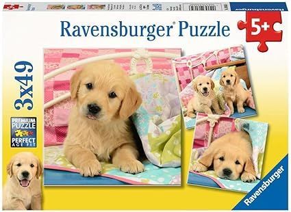 ラベンスバーガー(Ravensburger) ジグソーパズル 08065 6 キュート・パピー（49ピース×3）