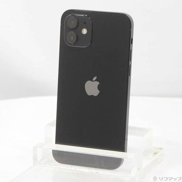 〔 〕iPhone12 64GB ブラック MGHN3J A SIMフリー 〔ネットワーク利用制限▲〕 258