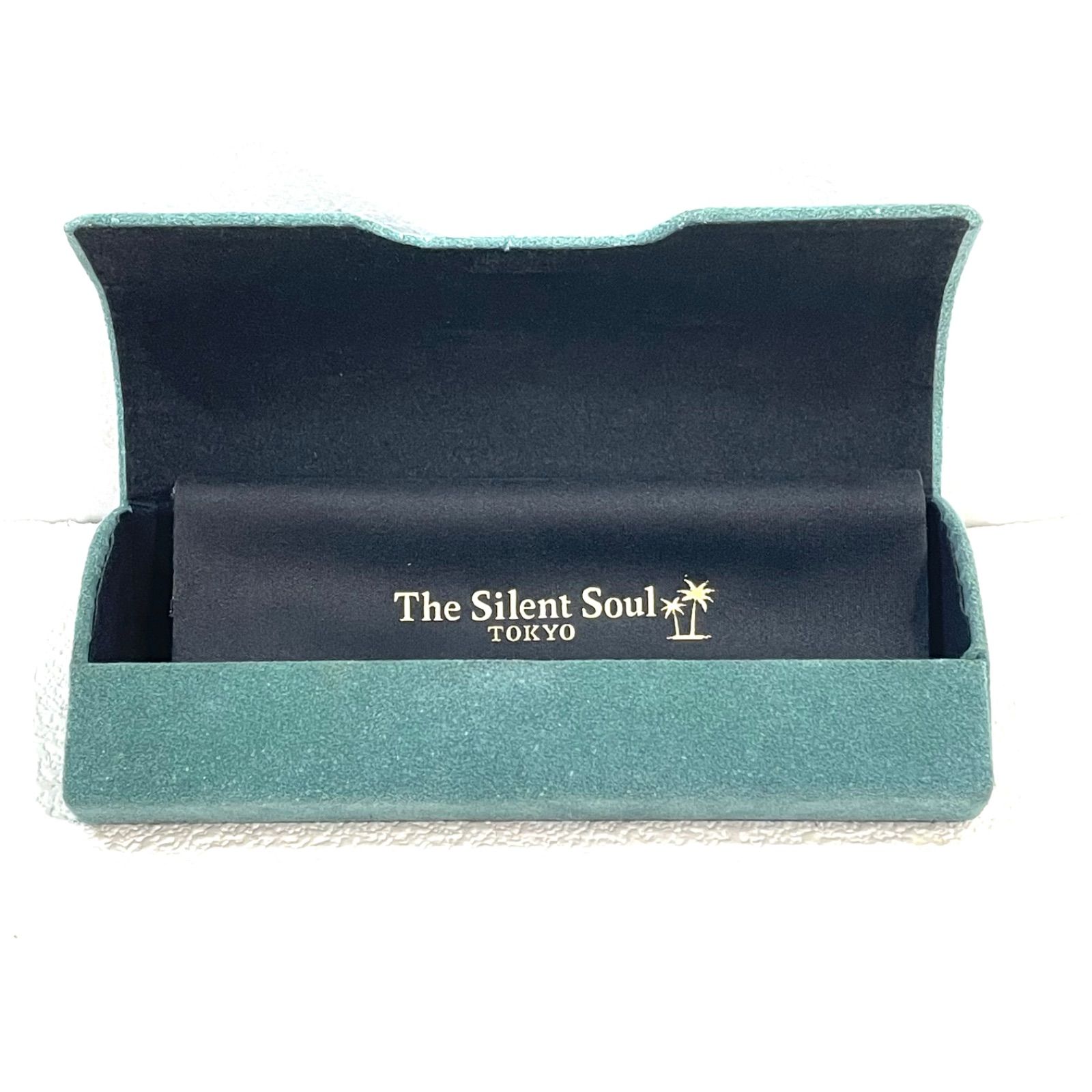 81】The Silent Soul SQUARE CLEARGRAY FRAME GRADATION BLUE LENS ザ 
