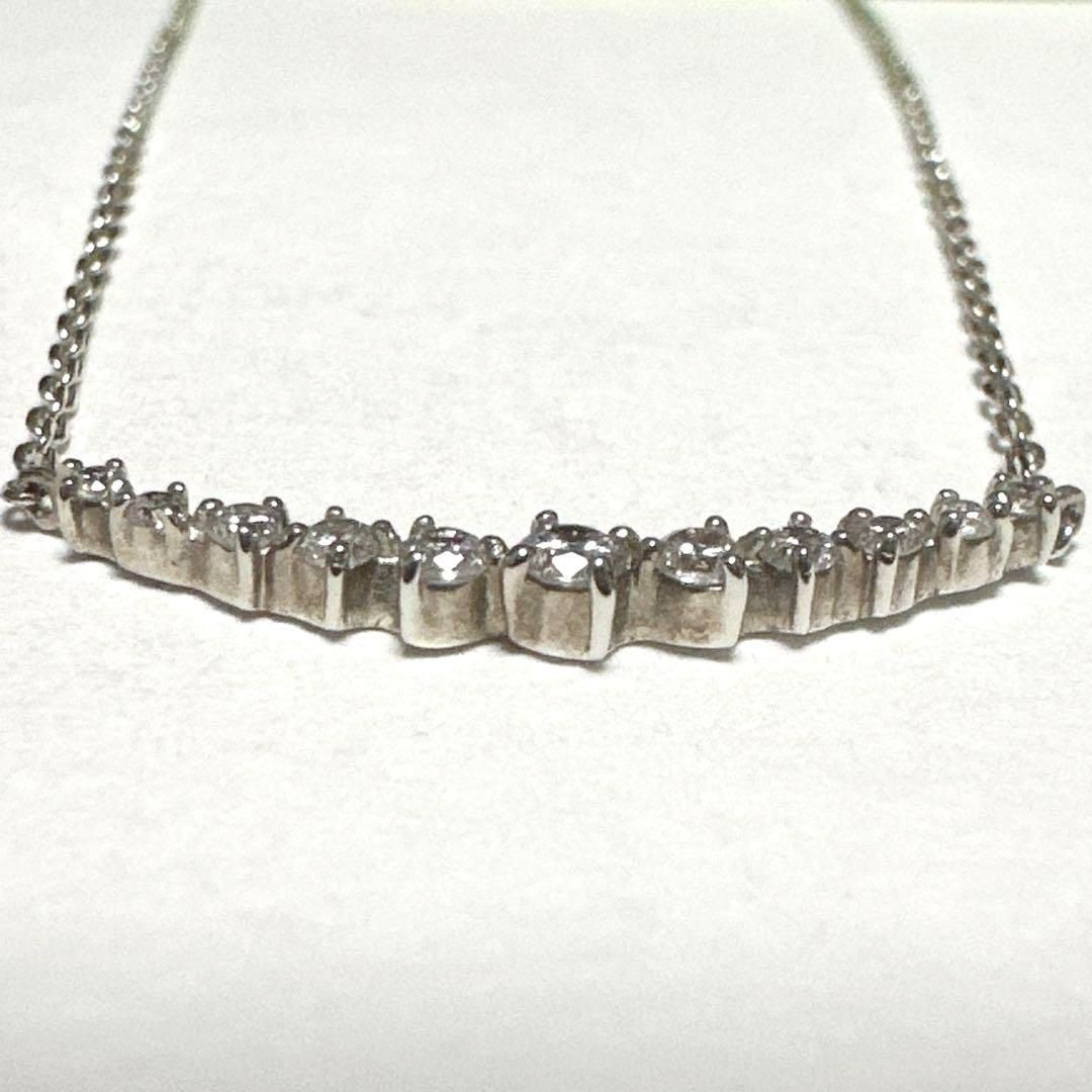 ヨンドシー 4℃ ネックレス SV 透明石 シルバー 大人気 お洒落 定番