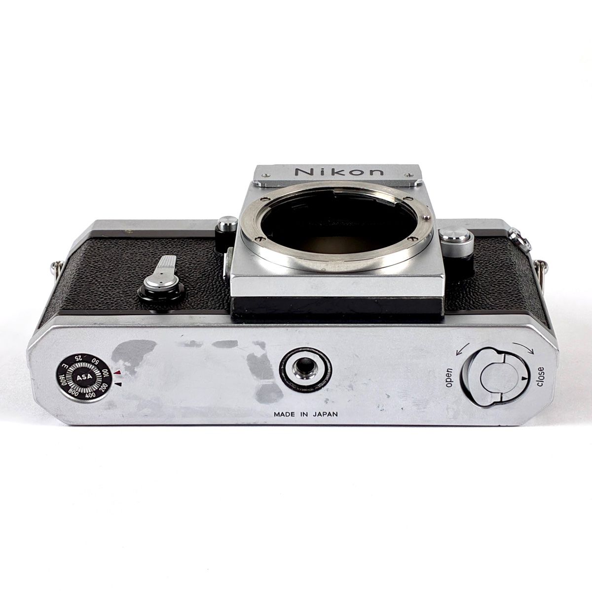モルト交換＆メンテ済 NIKON F 前期 アイレベル ボディ シルバー ニコン Nikon F アイレベル シルバー ボディ フィルム