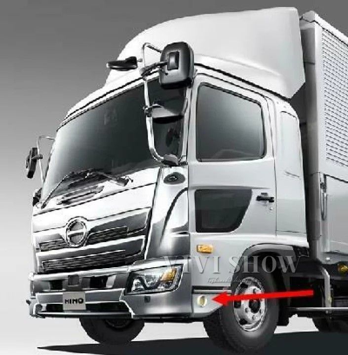 日野 新型 17 レンジャー メッキ ステップ スカート ロータイプ 左右 