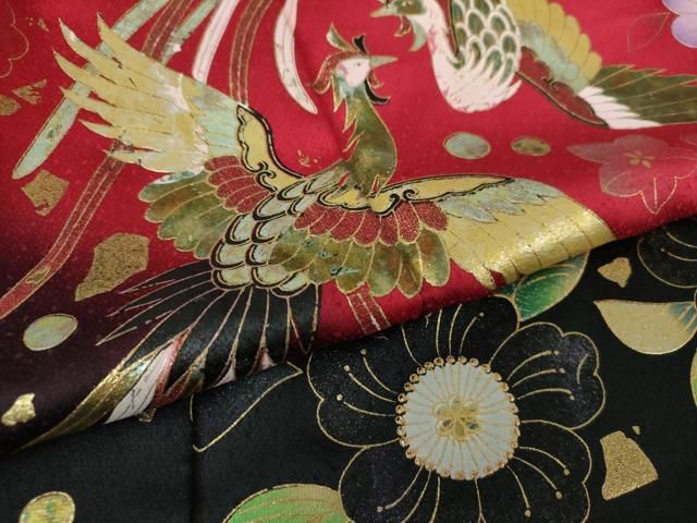 平和屋着物○豪華振袖 辻が花 暈し染め 金糸 金彩 正絹 逸品 AAAZ3360np