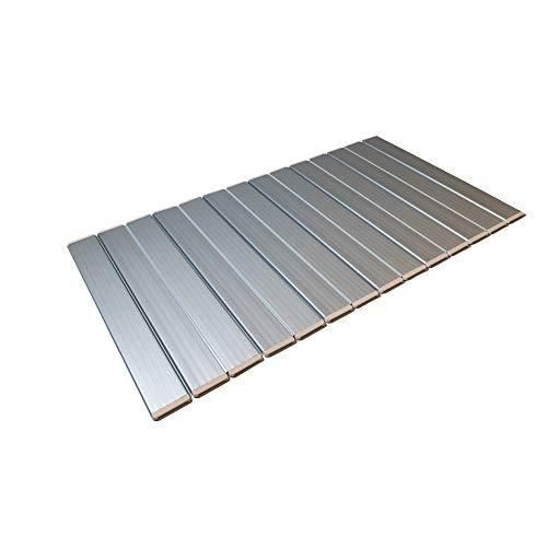 東プレ 折りたたみ 風呂ふた 抗菌 Ag メタリックグレー 80×139cm 日本製 W14