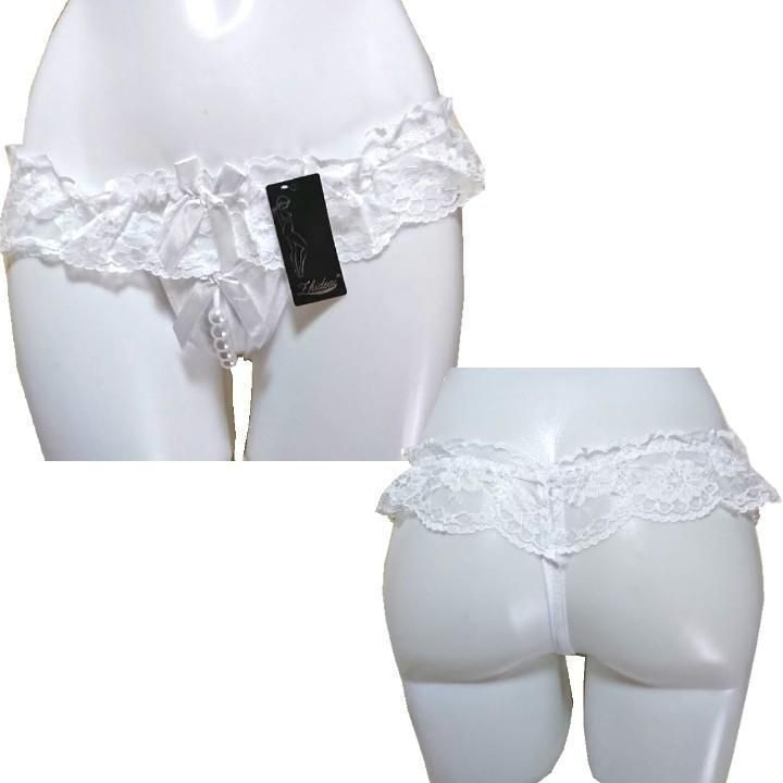 大きいサイズパールショーツセクシーショーツクロッチ オープン