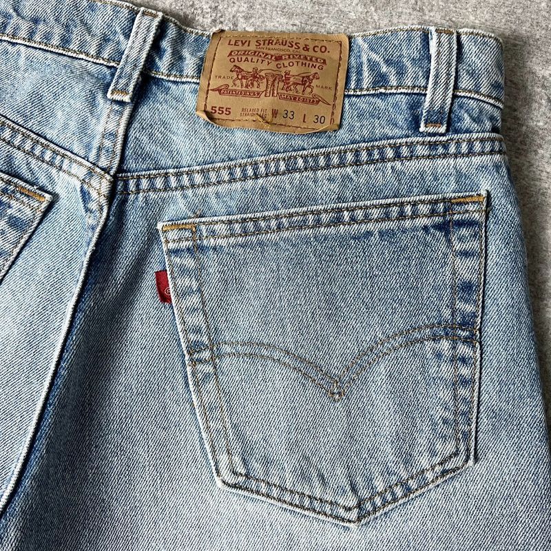 90s USA製 Levis 555 デニム パンツ 33 30 / 90年代 リーバイス 