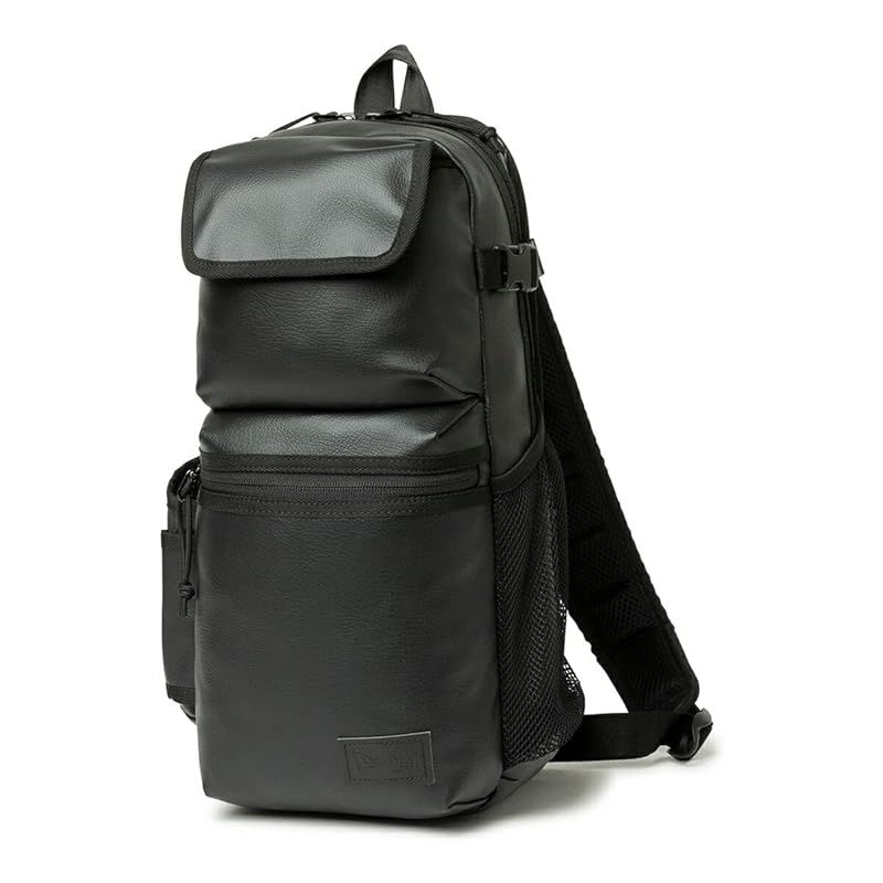【特価商品】New Era ニューエラ ボディバッグ メッセンジャーバッグ シンセティックレザー ブラックレザー FREE SLING BODY BAG SYN LEATHER BLK