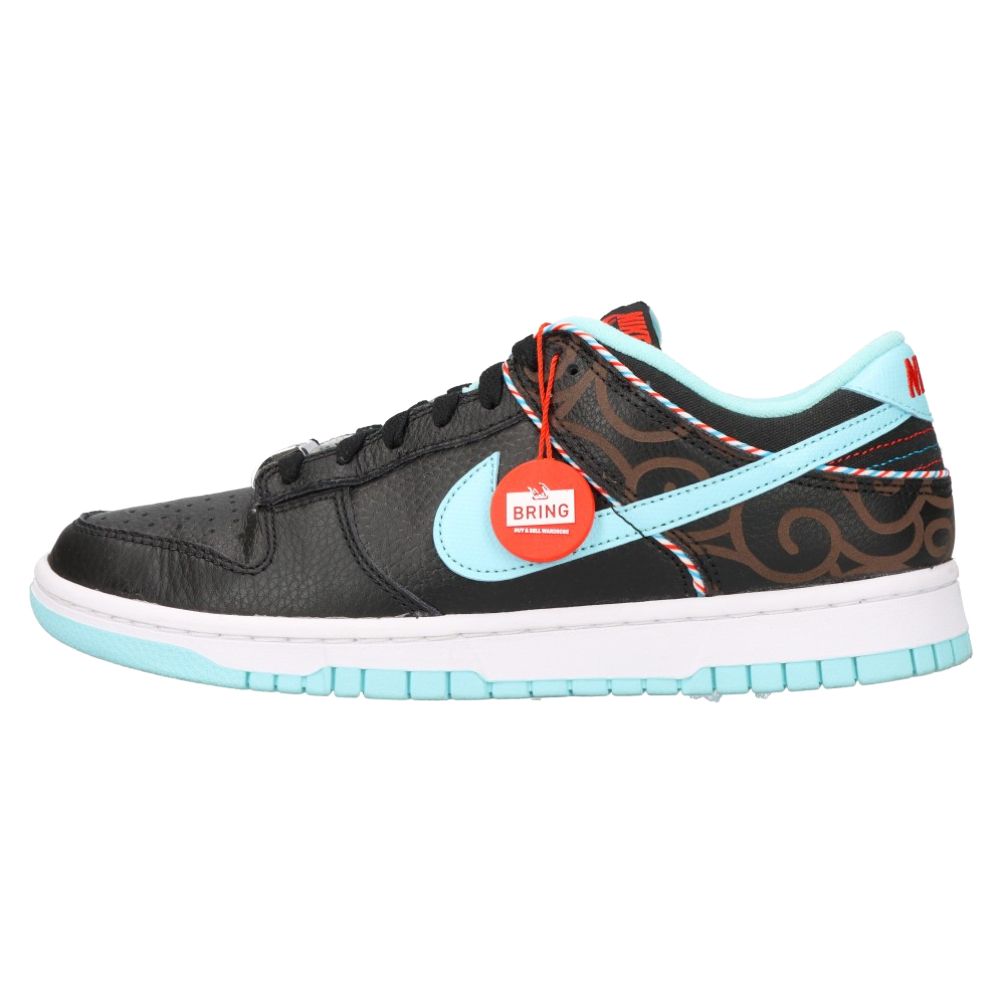 NIKE (ナイキ) DUNK LOW RETRO SE Barber Shop Black DH7614-001 ダンクロー レトロ  バーバーショップ ローカットスニーカー ブラック US8/26cm