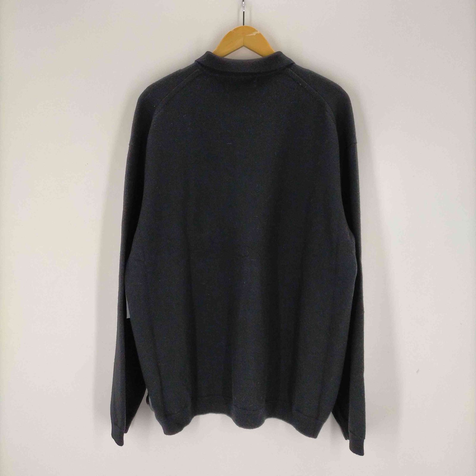 【未使用】【ATON】WOOL HAIF ZIPPED POLO SWEATER 未使用】【ATON】WOOL HAIF ZIPPED POLO SWEATER - メルカリ