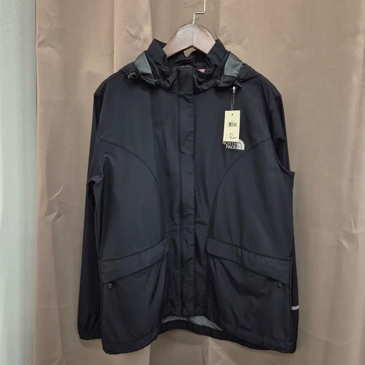 THE NORTH FACE ザ ノース フェイス ブラック ウィンドブレーカー XL