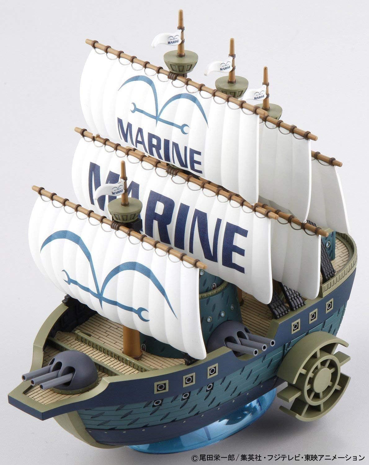 BANDAI SPIRITS(バンダイ スピリッツ) ワンピース 偉大なる船(グランドシップ)コレクション 海軍軍艦 (From TV animation ONE PIECE) 色分け済みプラモデル