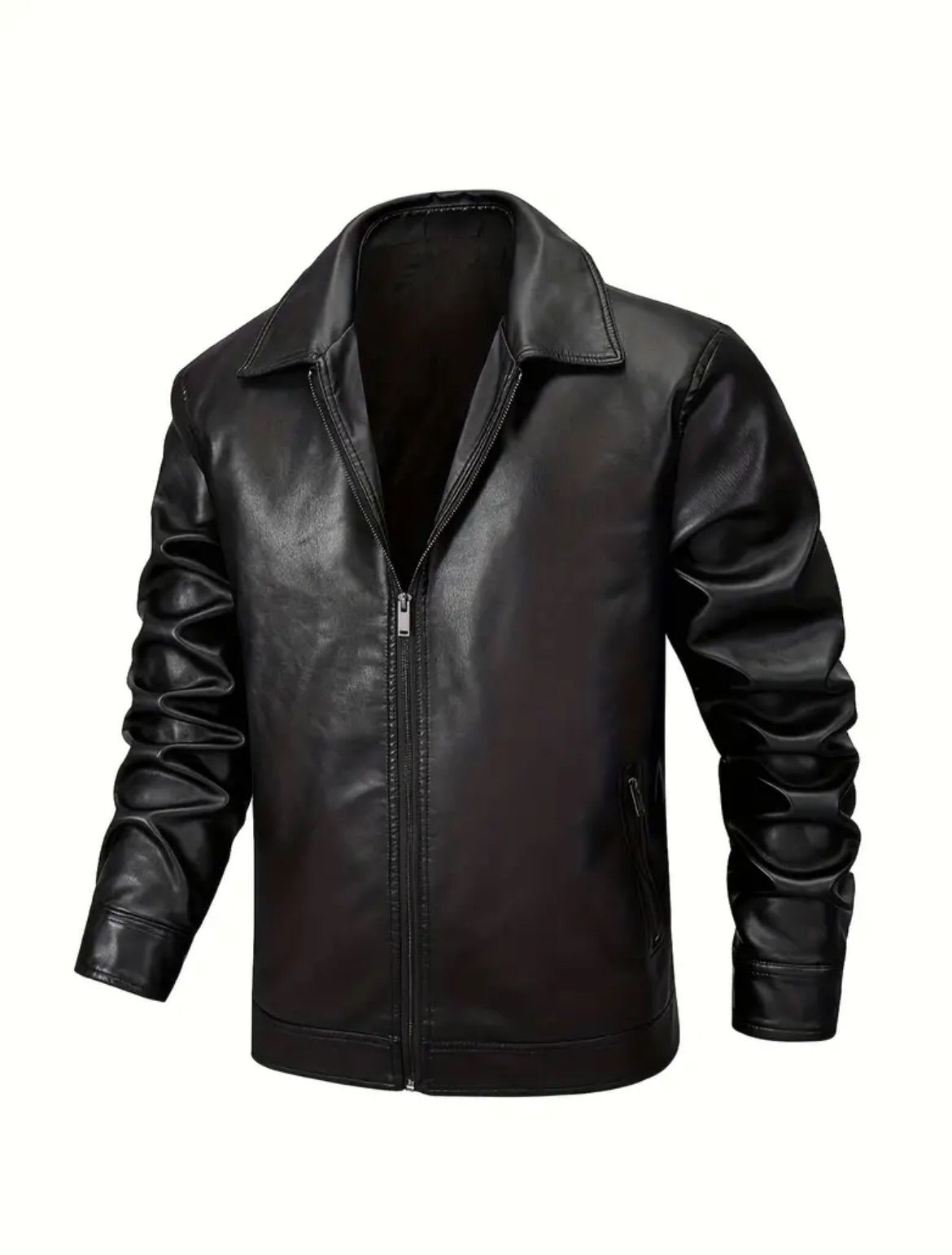 ✨本革　ラムレザー✨シングルライダース　バイクウェア　ブラック　Lサイズ シングル ライダース レザージャケット メンズ ライダース ジャケット