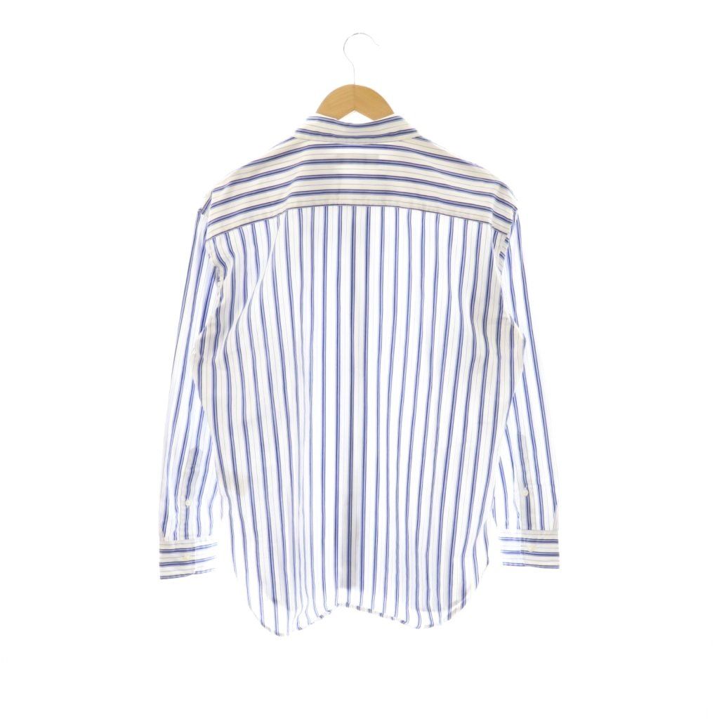 美品♥️ポロラルフローレン 白 長袖シャツ ブラウス 刺繍ロゴ M POLO RALPH LAUREN（シャツ/ブラウス(長袖/七分)）のフリマ