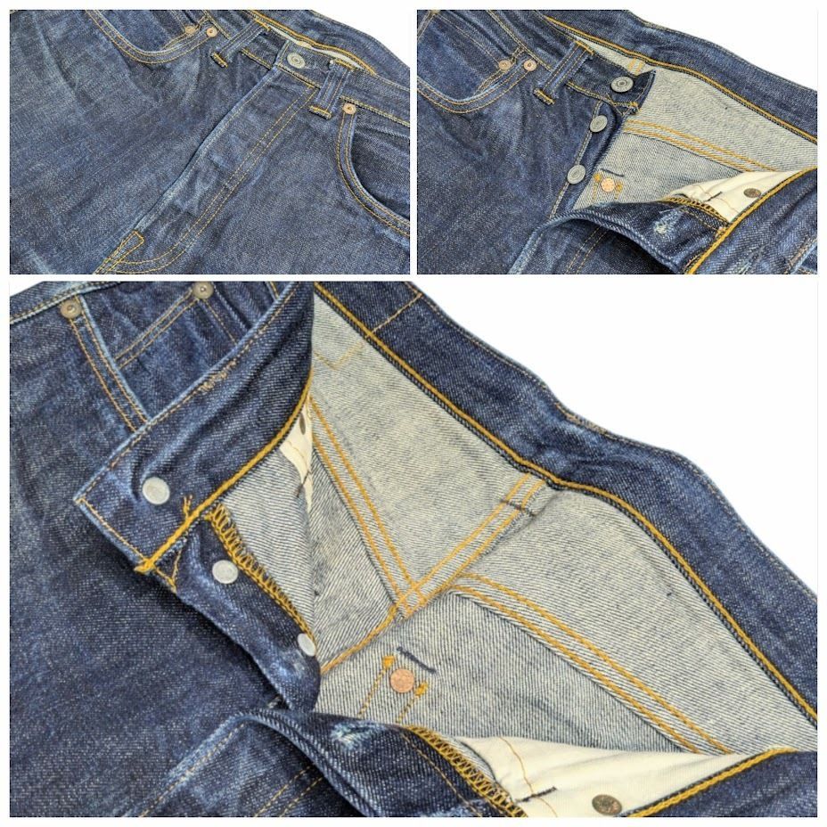 Levi's 501XX w33 リペア 米国製 USA製リーバイス501XX LVC 1947モデルW33 ビッグE｜Yahoo!フリマ
