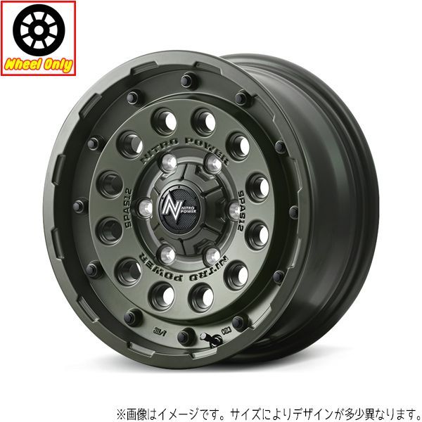 ハイエース 16インチ アルミホイール 6穴NITRO POWER マルカサービス ハイエース/キャラバン等 16インチ 6穴 139.7