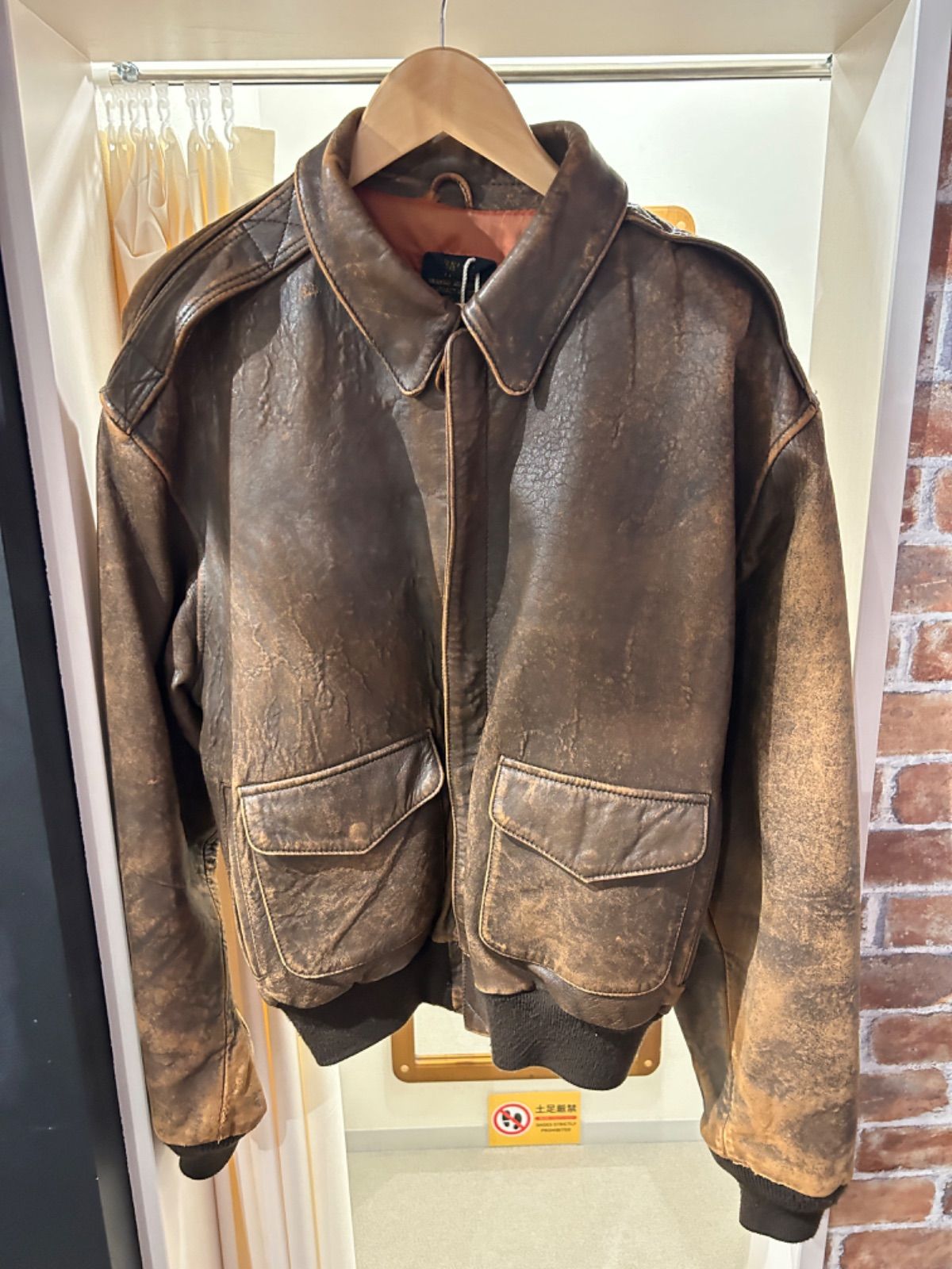 AVIREX A-2 フライトジャケット AVIREX アビレックス A2 レザー