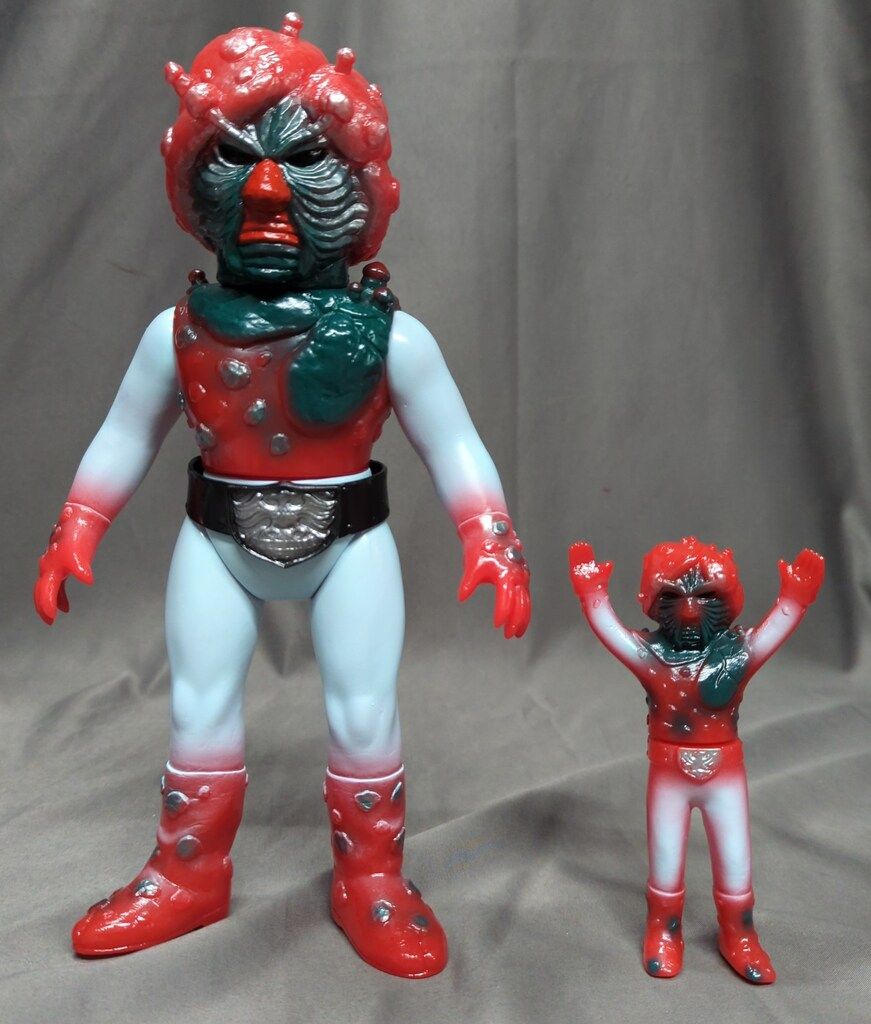 メディコム トイ 東映レトロソフビコレクション 仮面ライダー キノコモルグ 新色 ミニソフビ
