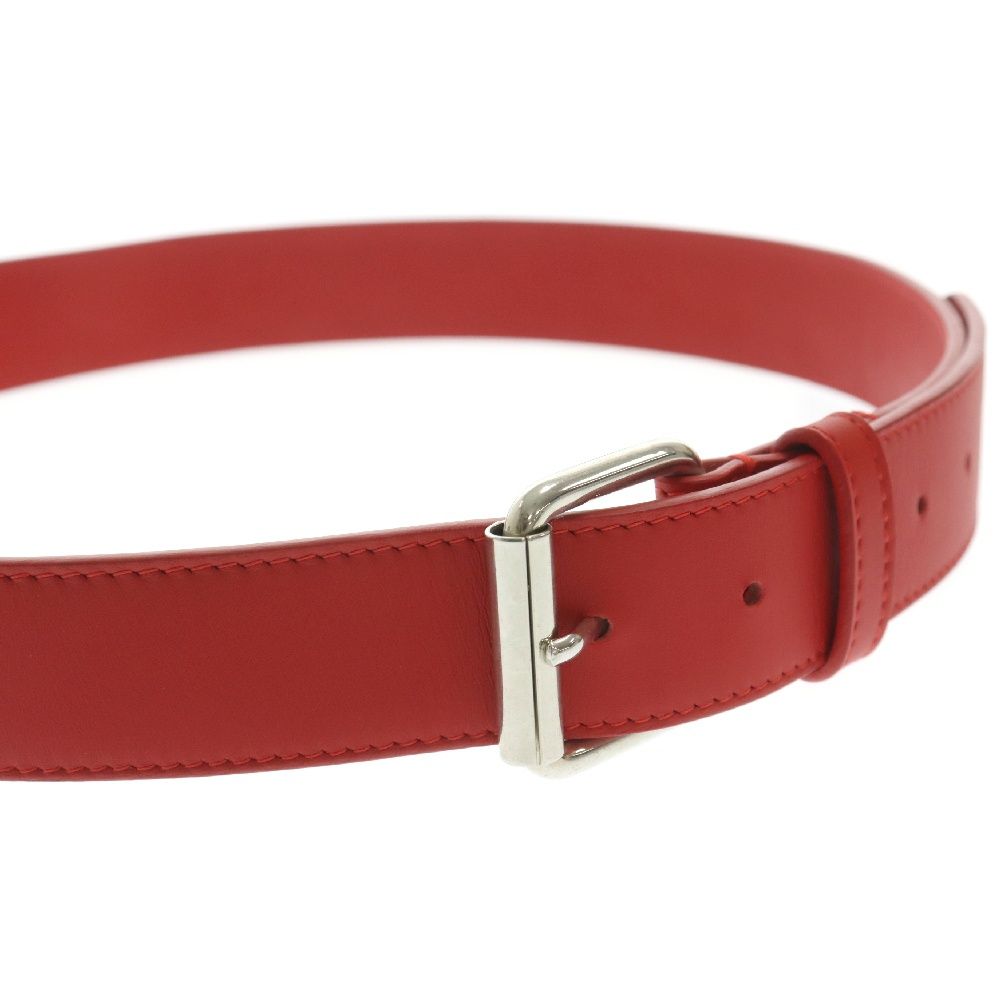 シュプリーム 18SS レザー スタッズ ロゴ ベルト レッド supreme Supreme SUPREME シュプリーム 18SS Studded LOGO Belt スタッズ