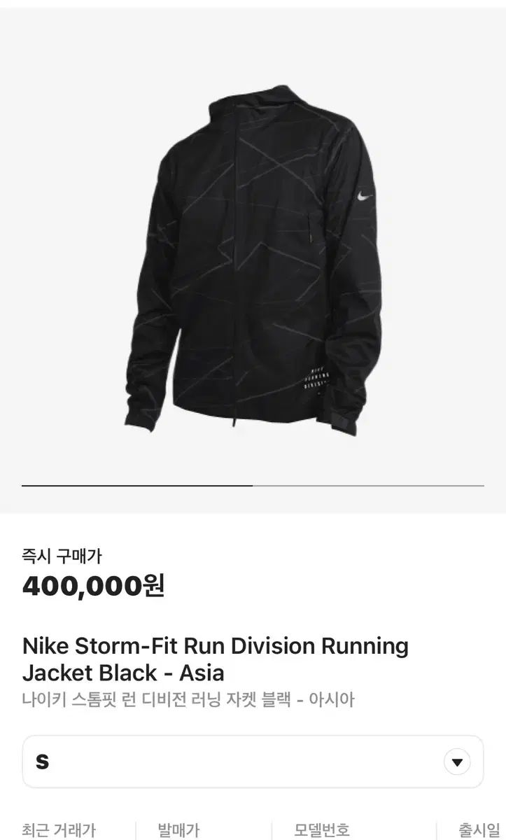 新品 Nike(ナイキ） ランディビジョン ストーム フィット ジャケット 10 時 投げるよ
