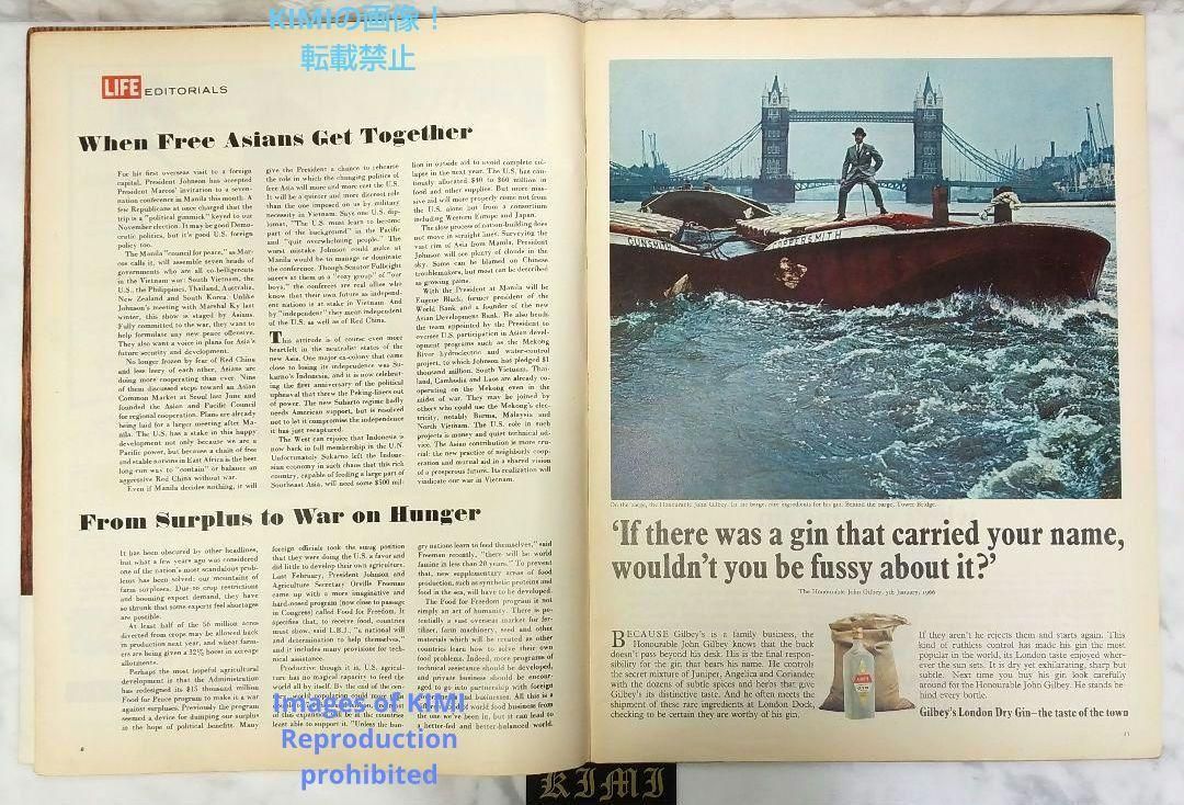 希少 ライフ マガジン 1966 10月31日 昭和41年発行 Rare LIFE