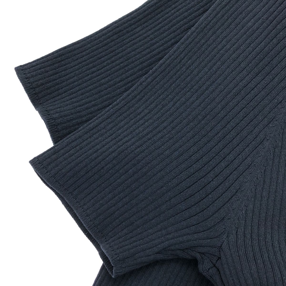 ブルーレーベルクレストブリッジ】リブニット ドッキングワンピース